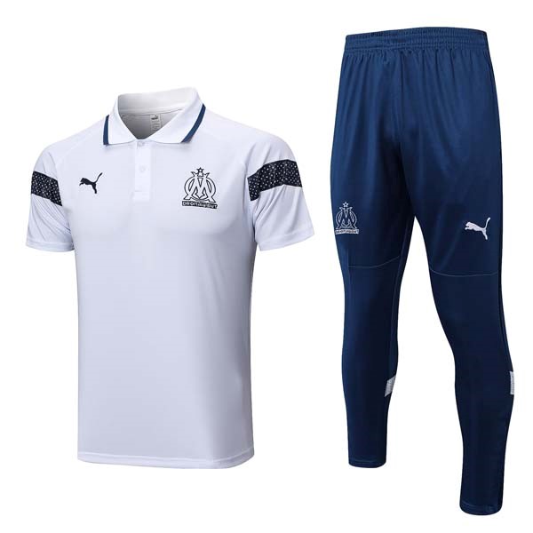 Polo Marsella Conjunto Completo 2023 2024 Blanco